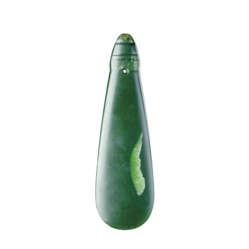 A Finely Carved Maori Nephrite ‘Mere Pounamu’ Patu